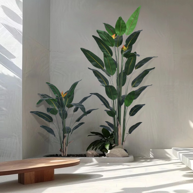 Bird Paradise Strelitzia - Planta Artificial Realista Grande de Strelitzia