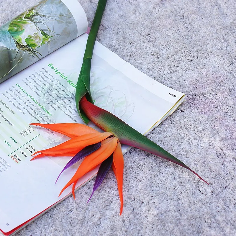 Flor Artificial Pássaro Do Par - Bird Paradise Strelitzia avaliação e preço