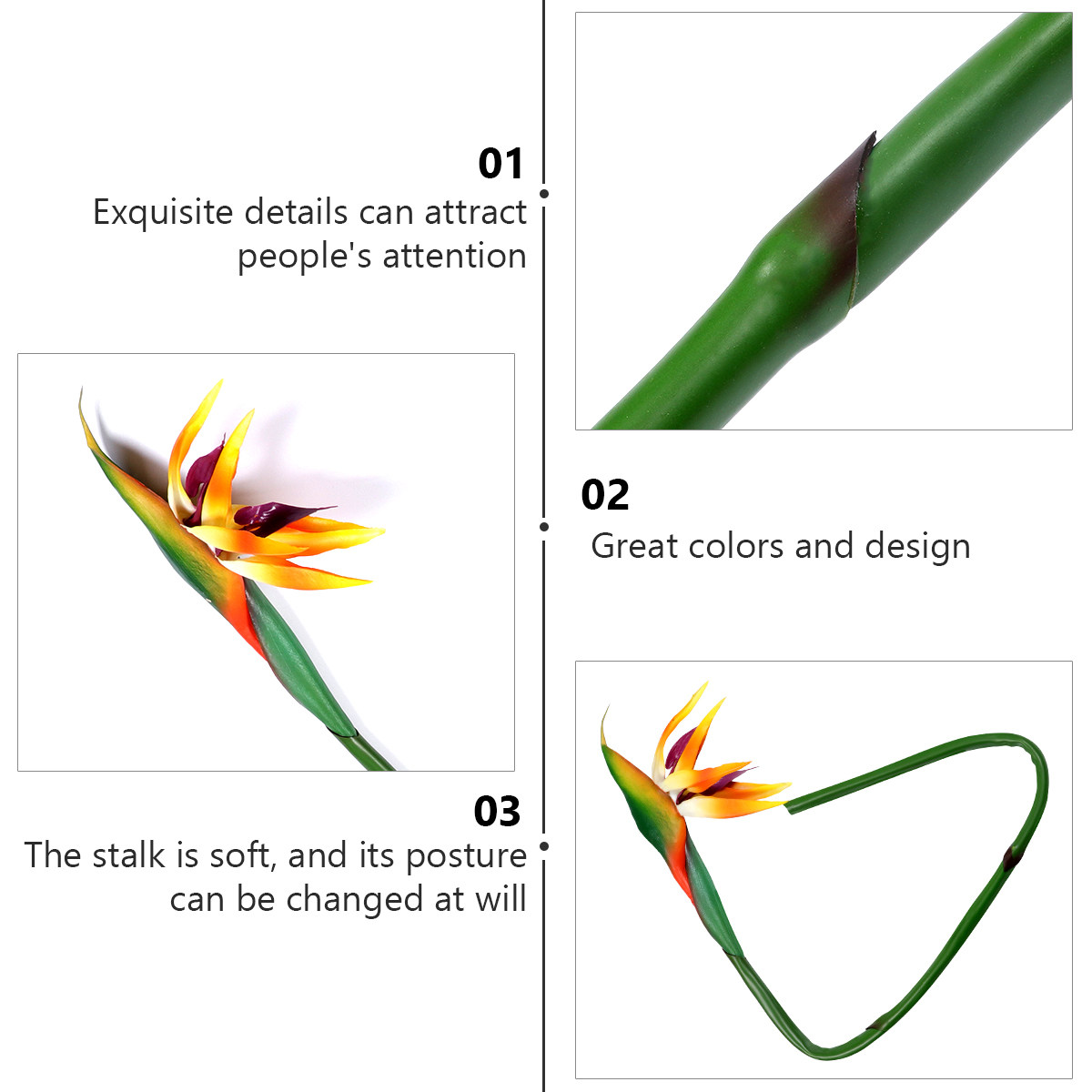 Planta Artificial de Ave do Pa - Bird Paradise Strelitzia avaliação e preço